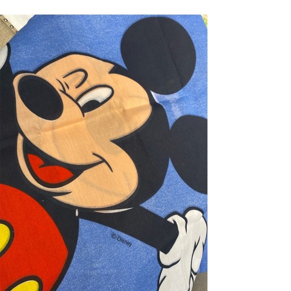 DISNEY Mickey Mouse Pillowcase NWOT Winking Mickey ZZZZZZ Mickey Sleeping - Picture 8 of 9